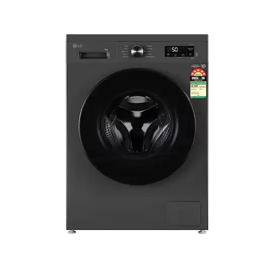 LG FL WM 7.0 KG, BLACK, FHB1207Z4M