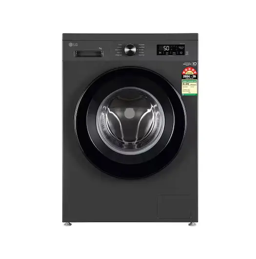 LG FL WM 7.0 KG, MIDDLE BLACK, FHB1207Z2M