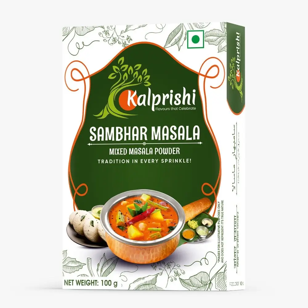 Kalprishi Sambhar Masala 100 g | South Indian Sambar Powder for Idli, Dosa & Vada Sambar