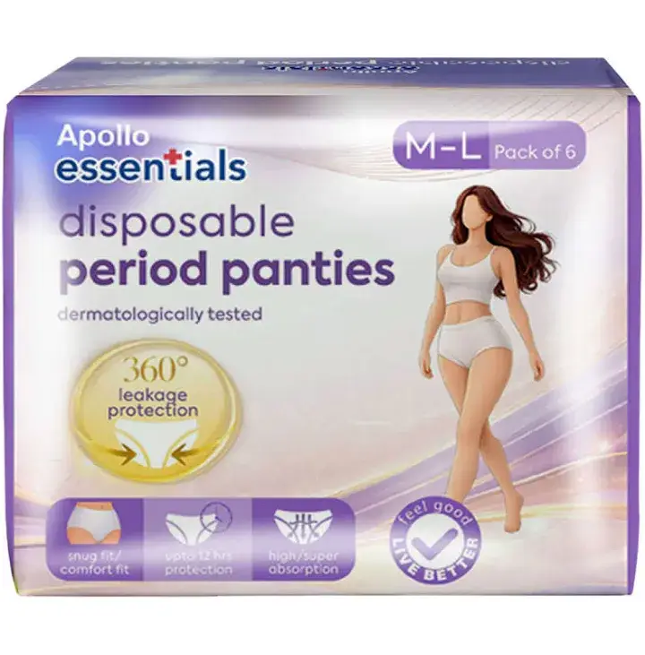Appolo essentials period panty M-L